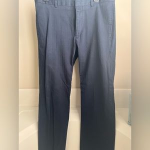 Gap - men’s dress slacks, pinstripe, blue, 34x34